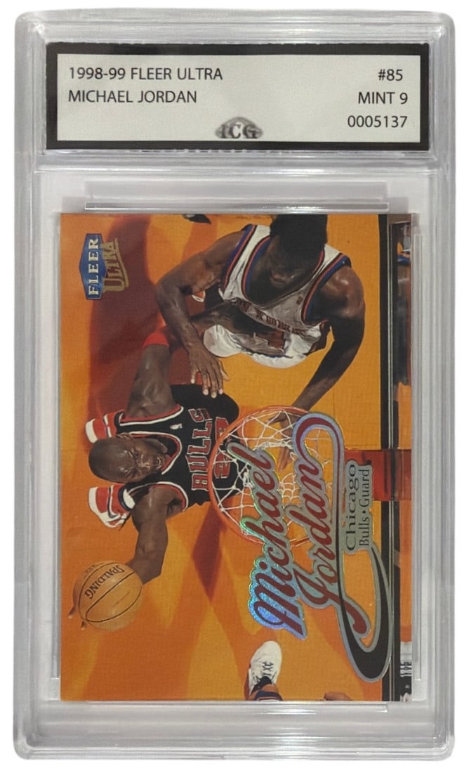 1998 to 99 Fleer Ultra Michael Jordan | No. 85 | Graded 9 (1 of 2)