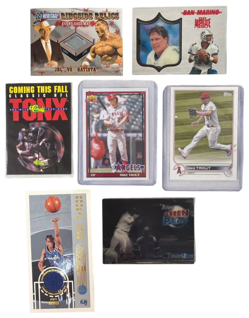 Sport Trading Card Collection: AUTHENTICATION HAS NOT BEEN PERFORMED TO GUARANTEE VERIFICATION | All purchases are made at the buyers discretion