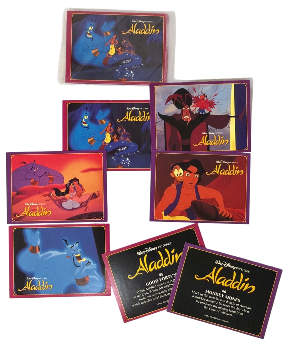 Disneys Aladdin Trading Card Collection: AUTHENTICATION HAS NOT BEEN PERFORMED TO GUARANTEE VERIFICATION | All purchases are made at the buyers discretion