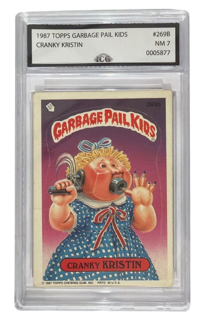 1987 Topps Garbage Pail Kids | Cranky Kristin | No. 269B | Graded 7: 1987 Topps Garbage Pail Kids | Cranky Kristin | No. 269B | Graded 7