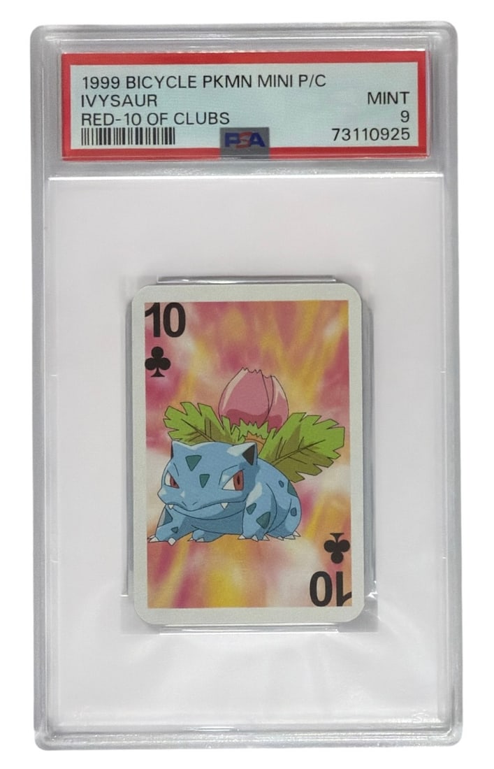 1999 Pokemon Bicycle Playing Card Ivysaur | Graded 9 (1 of 2)