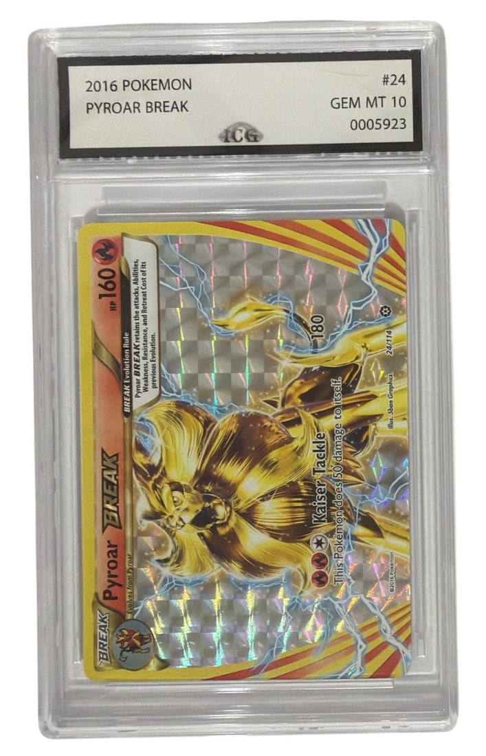 2016 Pokemon Pyroar Break | No. 24 | Graded 10: 2016 Pokemon Pyroar Break | No. 24 | Graded 10