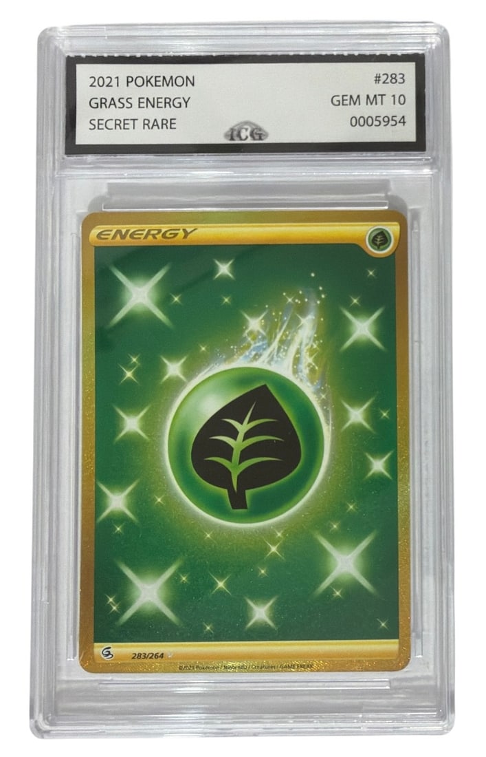 2021 Pokemon Green Energy Secret Rare | No. 283 | Graded 10: 2021 Pokemon Green Energy Secret Rare | No. 283 | Graded 10