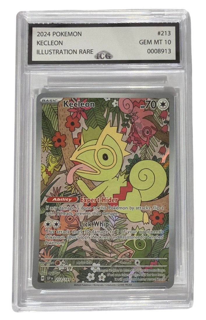2024 Pokemon Illustration RARE Kecleon | No. 213 | Graded 10 (1 of 2)