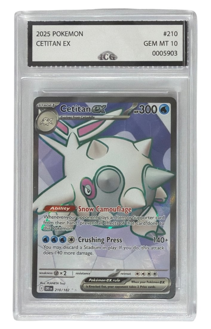 2025 Pokemon Cetitan EX | No. 210 | Graded 10 (1 of 2)