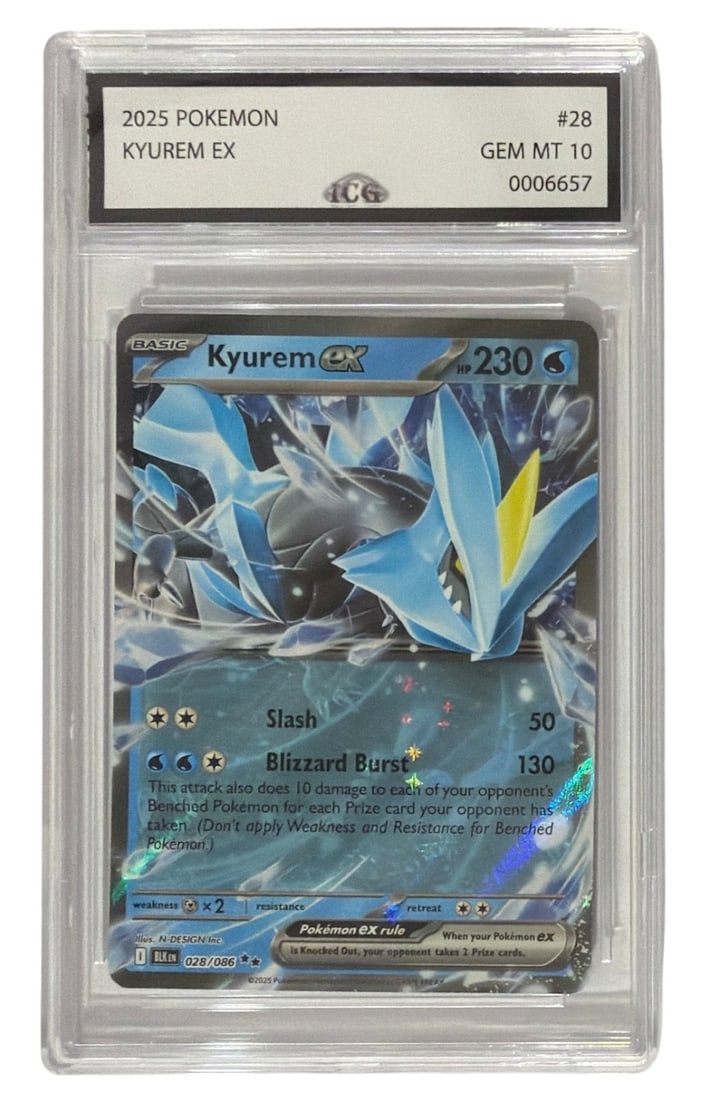 2025 Pokemon Kyurem EX | No. 28 | Graded 10 (1 of 2)