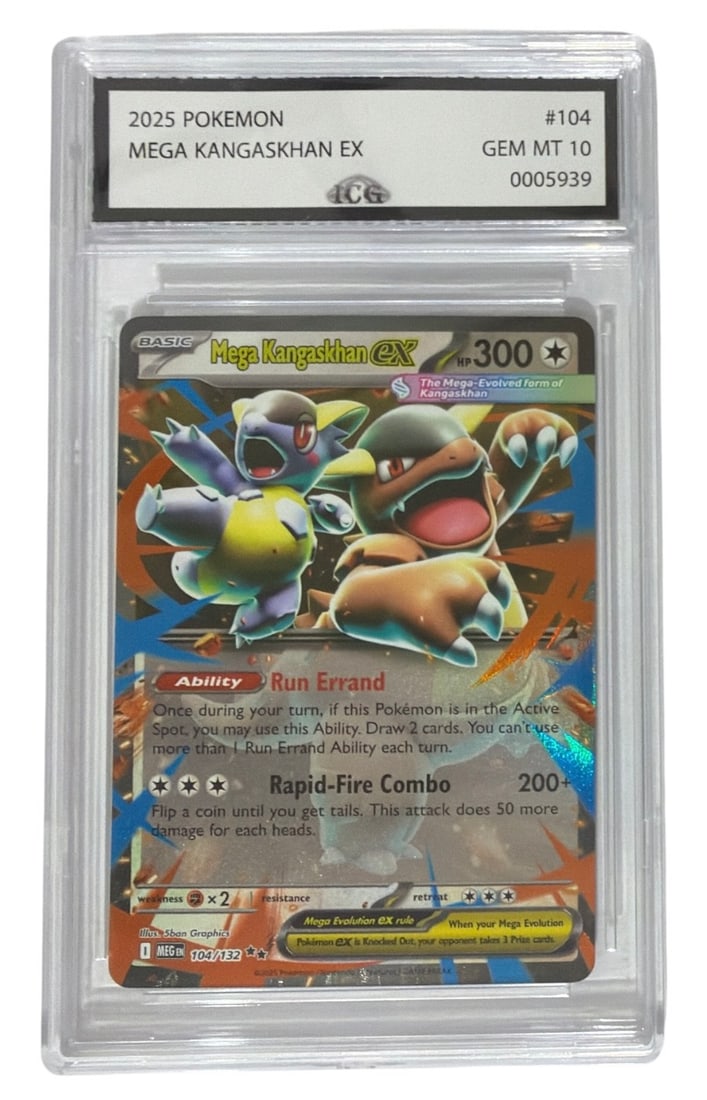 2025 Pokemon Mega Kangaskhan EX | No. 104 | Graded 10 (1 of 2)