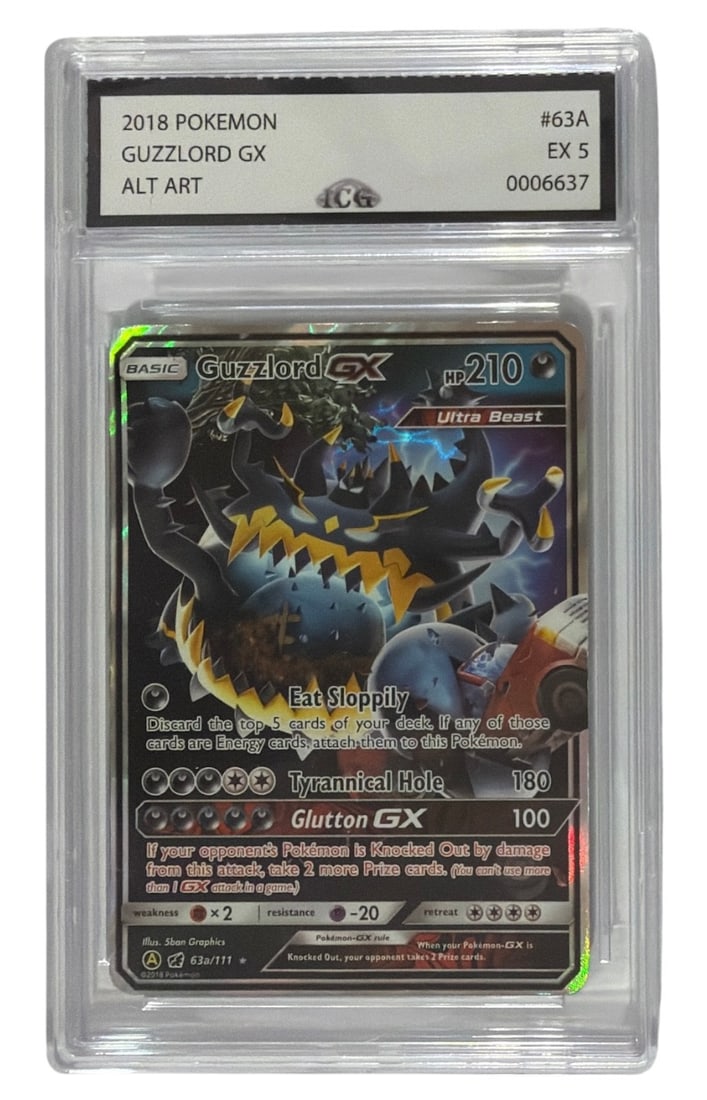 2018 Pokemon Sun and Moon Promos Set Guzzlord GX | No. 63A | Graded 5 (1 of 2)
