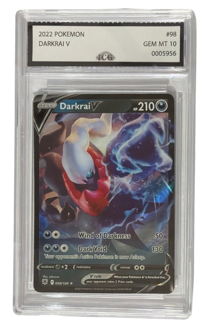 2022 Pokemon TCG Astral Radiance Set Darkrai V | No. 98 | Graded 10: 2022 Pokemon TCG Astral Radiance Set Darkrai V | No. 98 | Graded 10