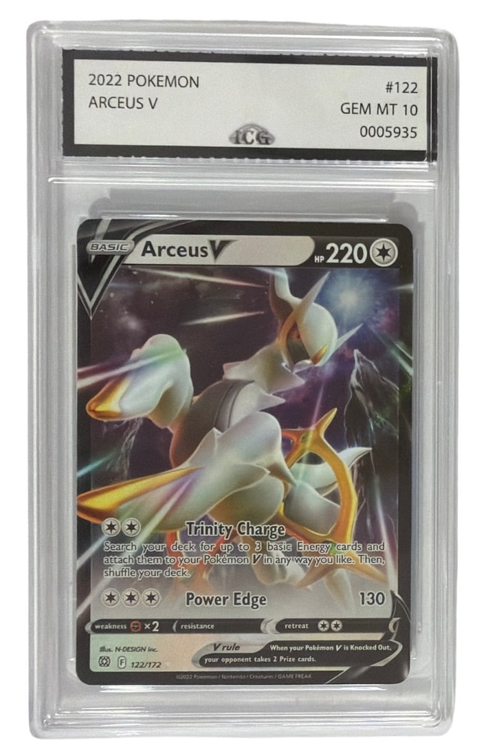 2022 Pokemon TCG The Brilliant Stars Set Arceus V | No. 122 | Graded 10 (1 of 2)