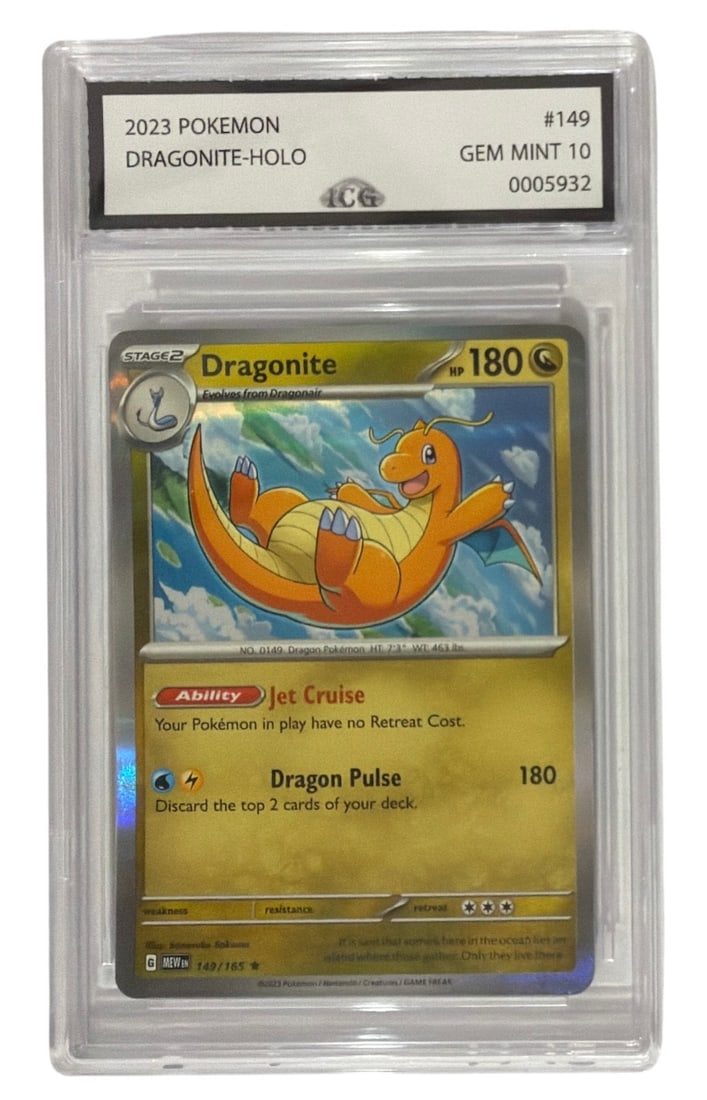 2023 Pokemon The Scarlet and Violet 151 Set Dragonite HOLO | No. 149 | Graded 10 (1 of 2)