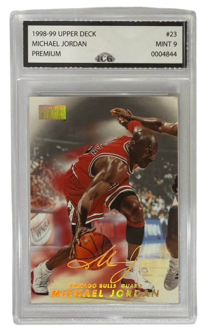 1998 to 99 Upper Deck Premium Michael Jordan | No. 23 | Graded 9 (1 of 2)