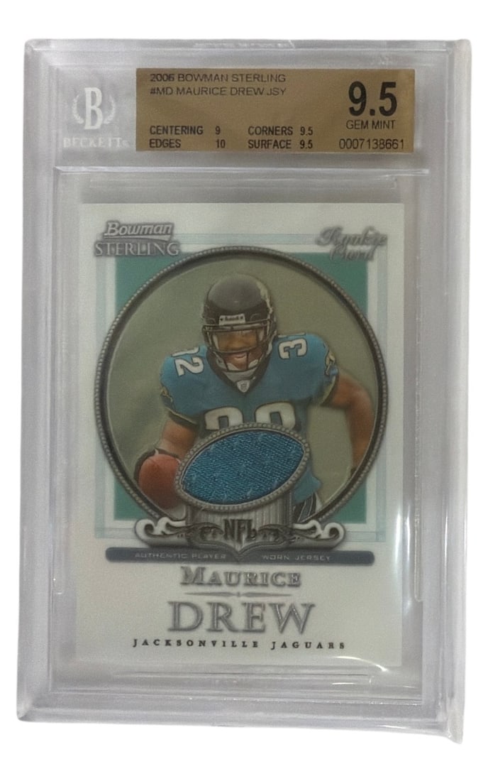 2006 Bowman Sterling Maurice Drew | No. MD | Graded 9.5 (1 of 2)