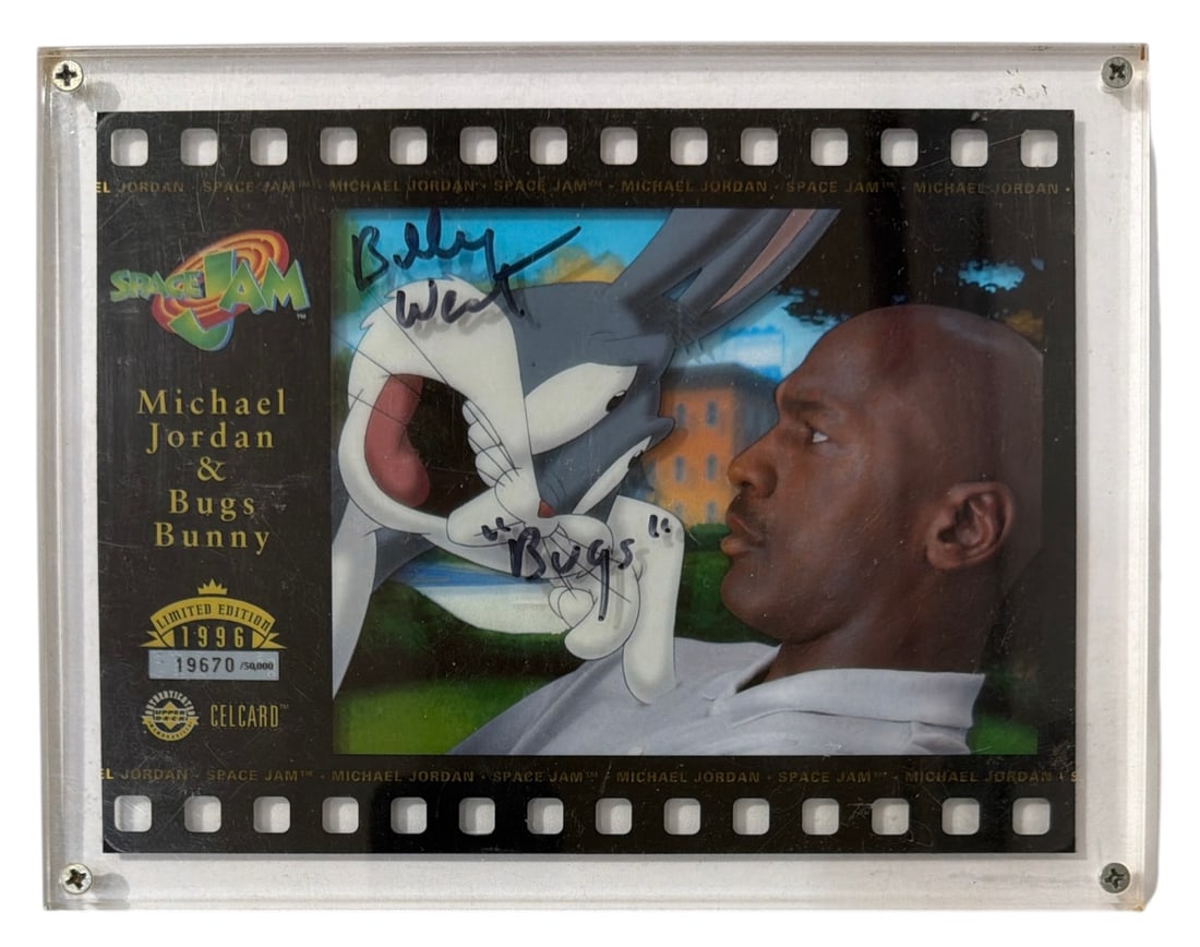 1996 Upper Deck Space Jam Cellcard | Michael Jordan and Bugs Bunny From The Movie (1 of 2)