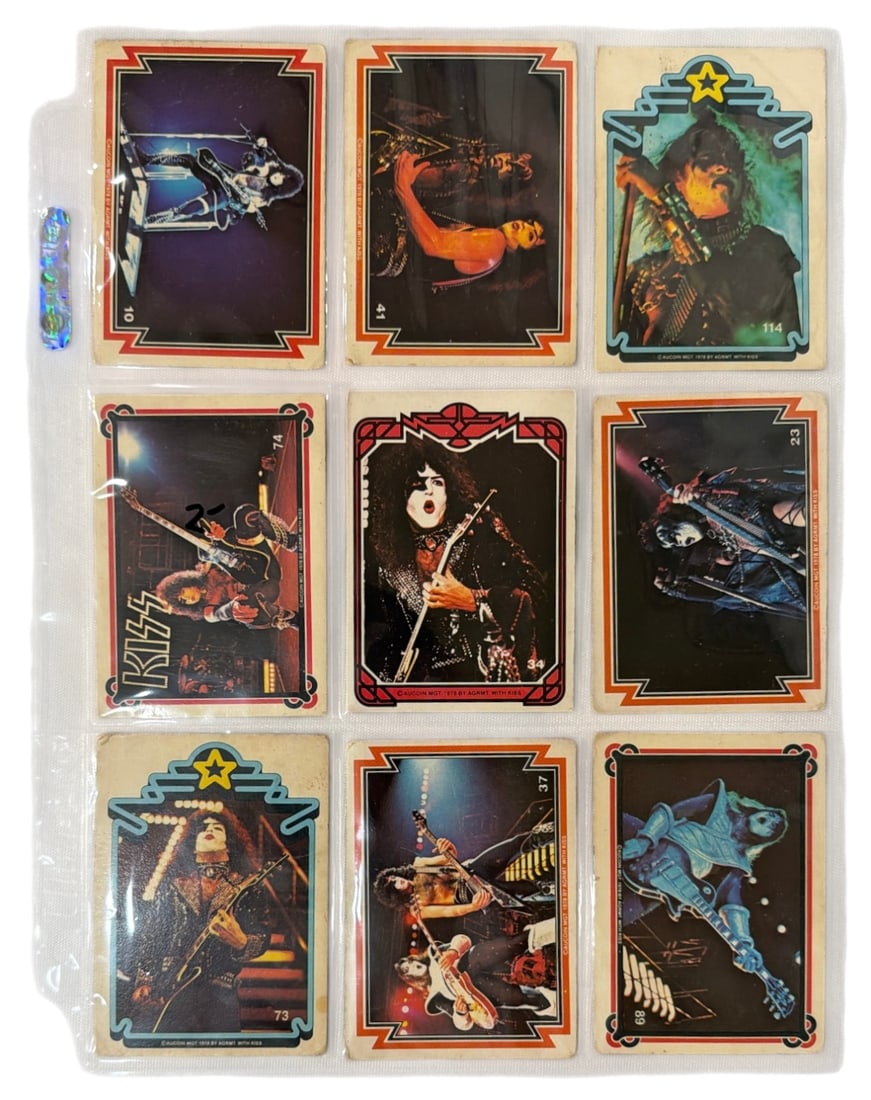 KISS Trading Card Collection: AUTHENTICATION HAS NOT BEEN PERFORMED TO GUARANTEE VERIFICATION | All purchases are made at the buyers discretion