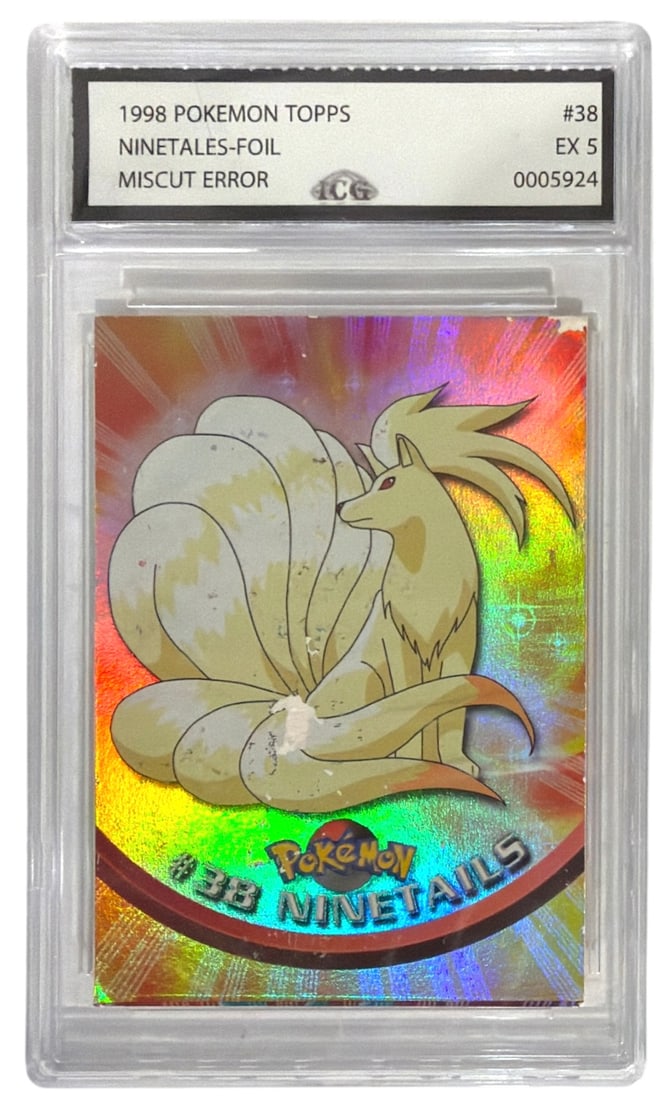 1998 Topps Pokemon Ninetales HOLO | No. 38 | Graded 5 (1 of 2)