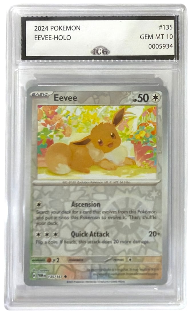 2024 Pokemon Eevee HOLO | No. 135 | Graded 10 (1 of 2)
