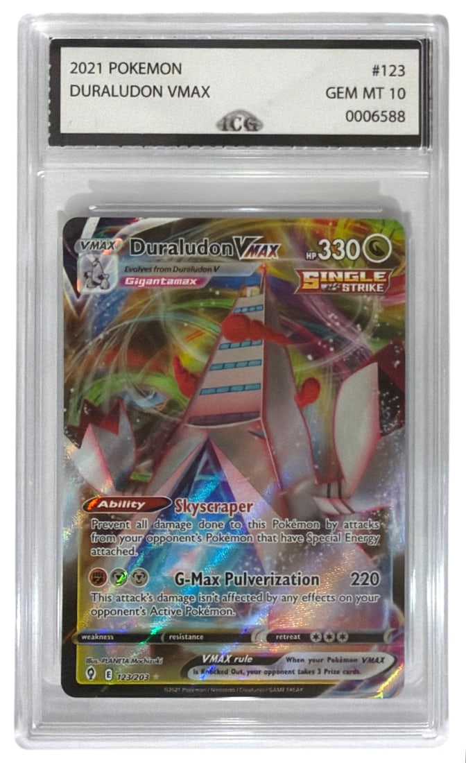 2021 Pokemon Duraludon VMAX | No. 123 | Graded 10 (1 of 2)