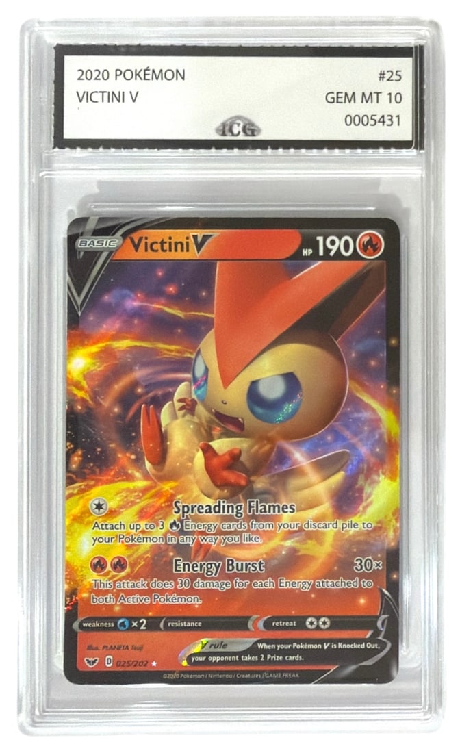 2020 Pokemon Victini V | No. 25 | Graded 10 (1 of 2)