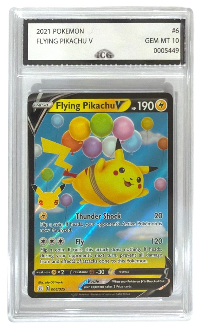 2021 Pokemon Flying Pikachu V | No. 6 | Graded 10 (1 of 2)