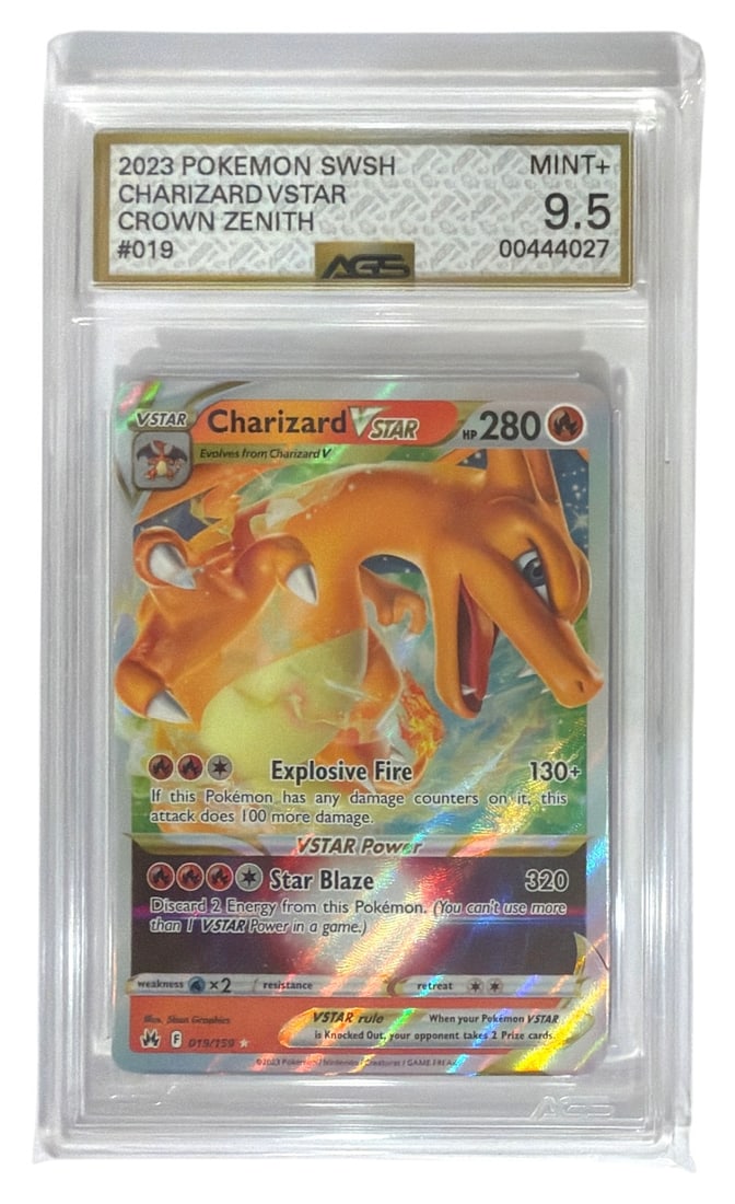 2023 Pokemon Crown Zenith Charizard VSTAR | No. 019 | Graded 9.5 (1 of 2)