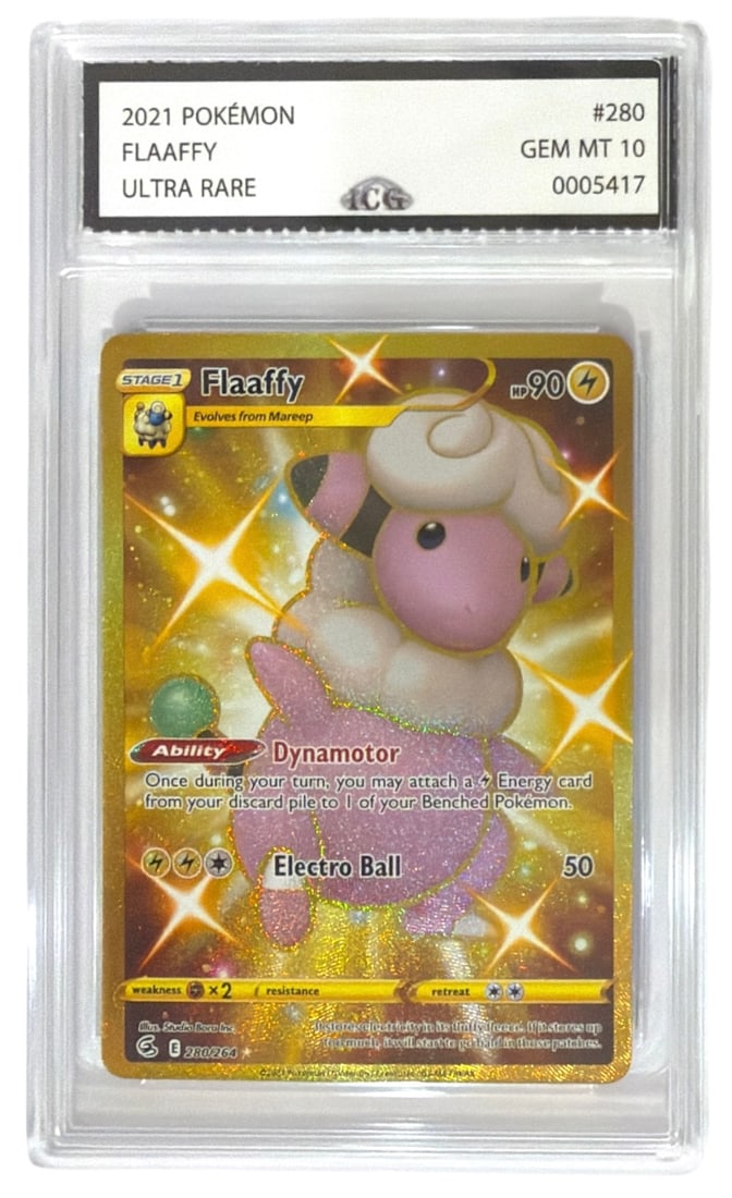 2021 Pokemon Ultra RARE Flaaffy | No. 280 | Graded 10: 2021 Pokemon Ultra RARE Flaaffy | No. 280 | Graded 10