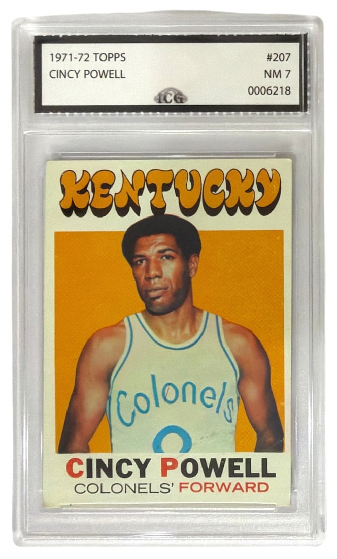 1971 to 72 Topps Cincy Powell | No. 207 | Graded 7 (1 of 2)