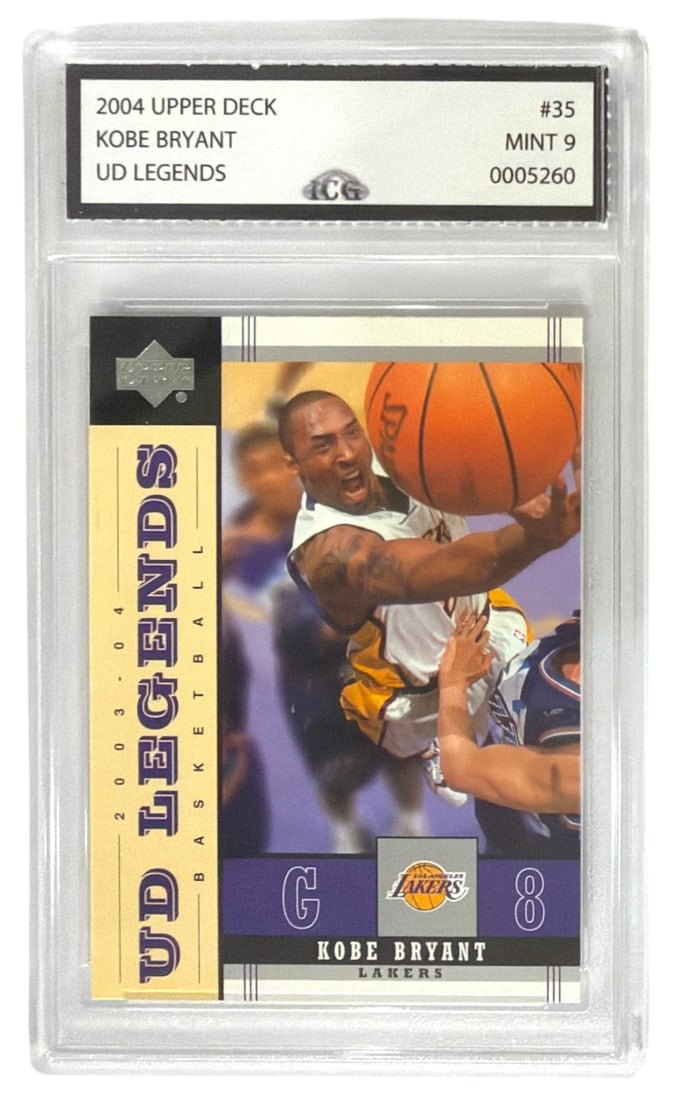 2004 Upper Deck UD Legends Kobe Bryant | No. 35 | Graded 9 (1 of 2)