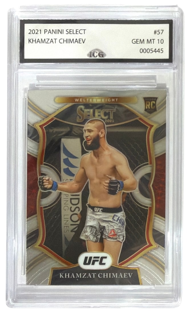 2021 Panini Select Khamzat Chimaev | No. 57 | Graded 10 (1 of 2)