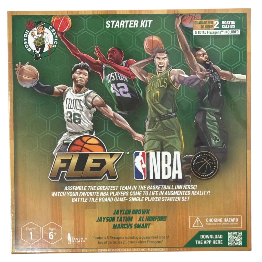 FLEX NBA Boston Celtics Series 2 Starter Kit: AUTHENTICATION HAS NOT BEEN PERFORMED TO GUARANTEE VERIFICATION | All purchases are made at the buyers discretion