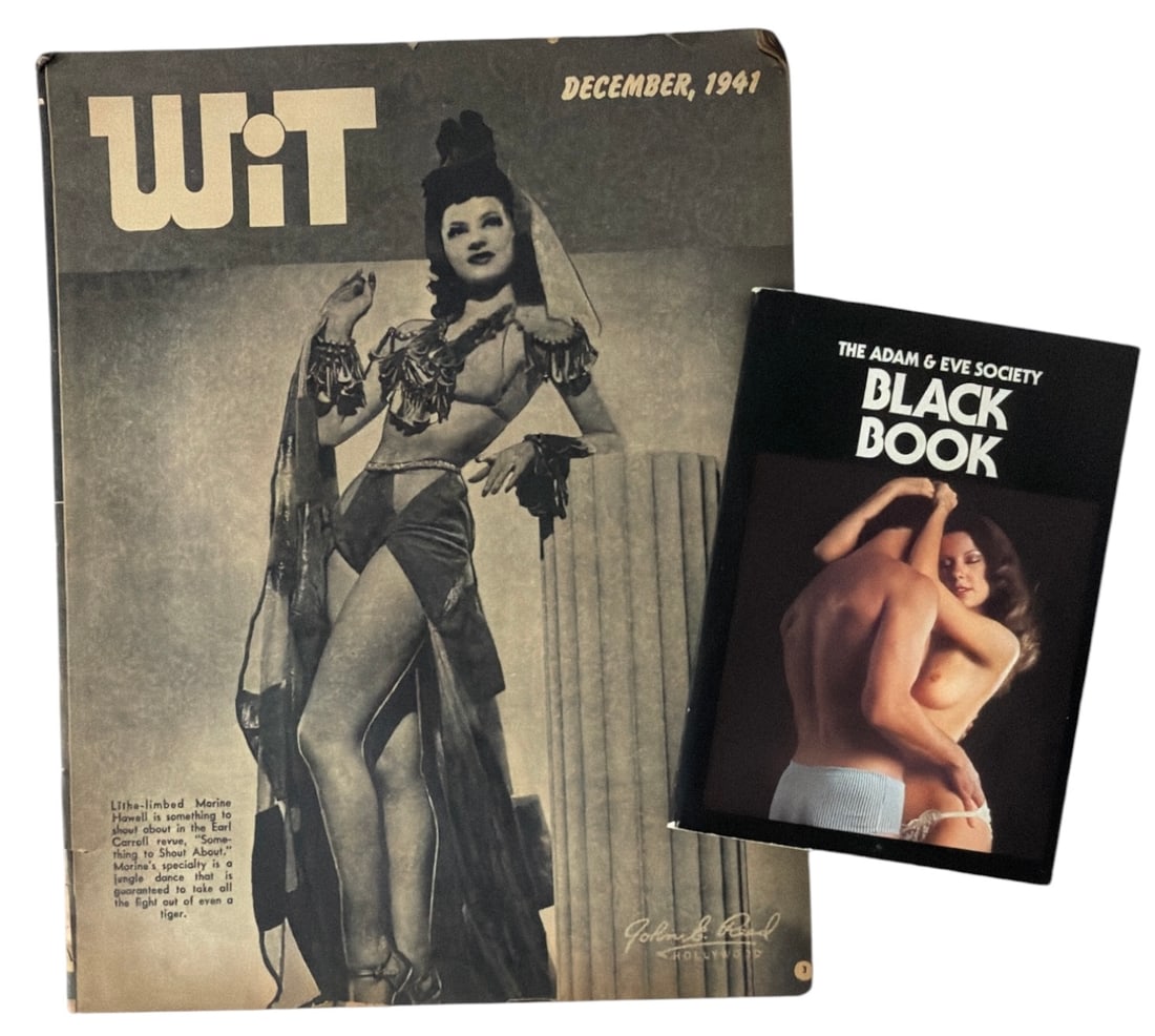 Vintage Magazine and Contact Book (1 of 2)
