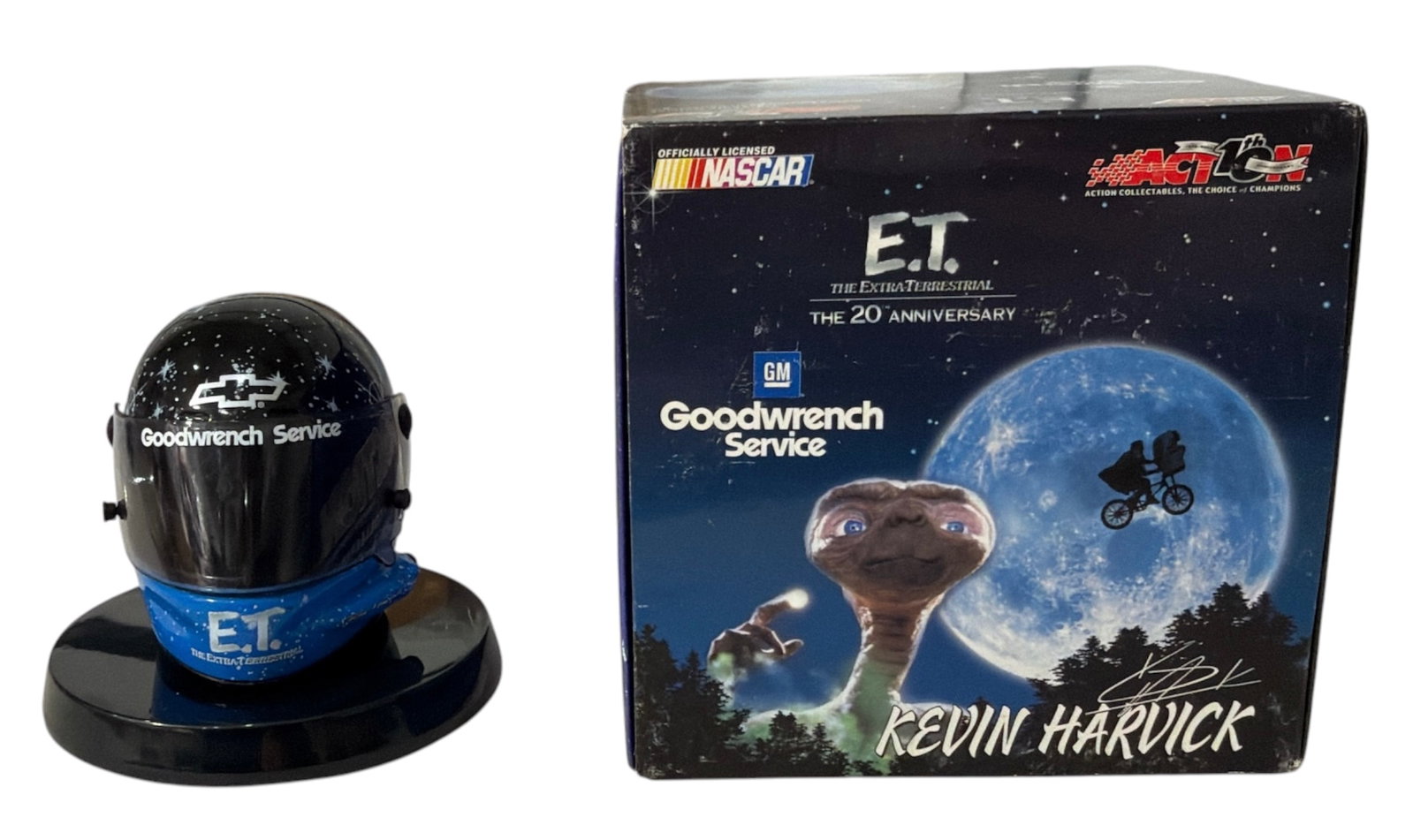Action Collectibles Mini Helmet Ft. Kevin Harvick E.T. the Extra Terrestrial Design (1 of 6)
