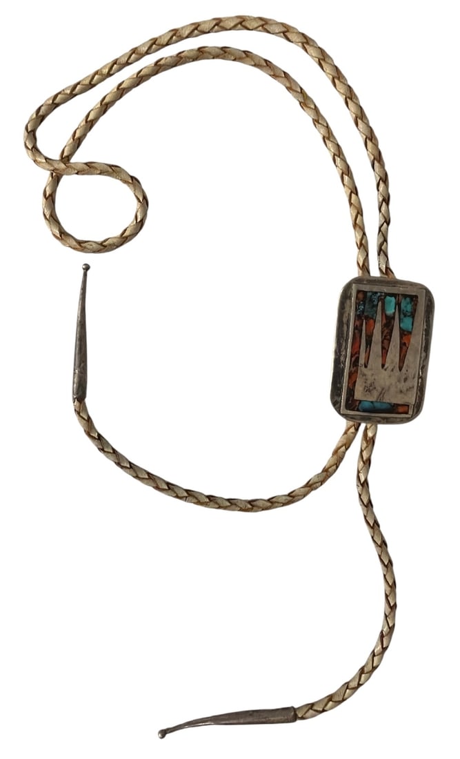 Southwestern Design Bolo Tie: Southwestern Design Bolo Tie