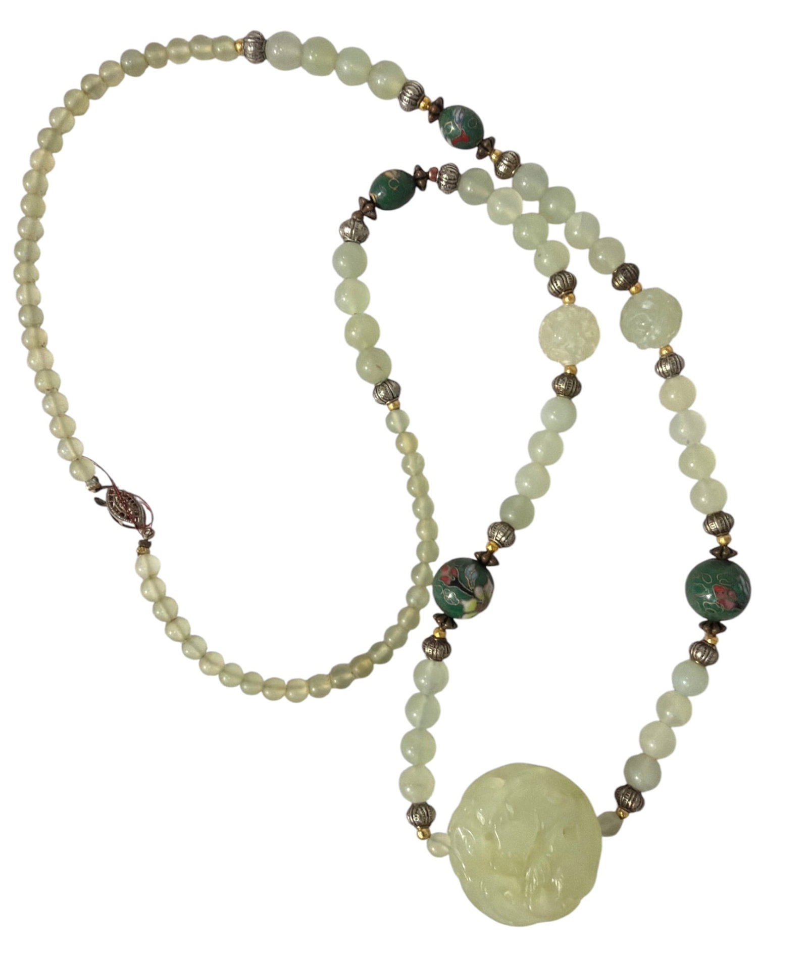 Chinese Style Beaded Necklace (1 of 2)