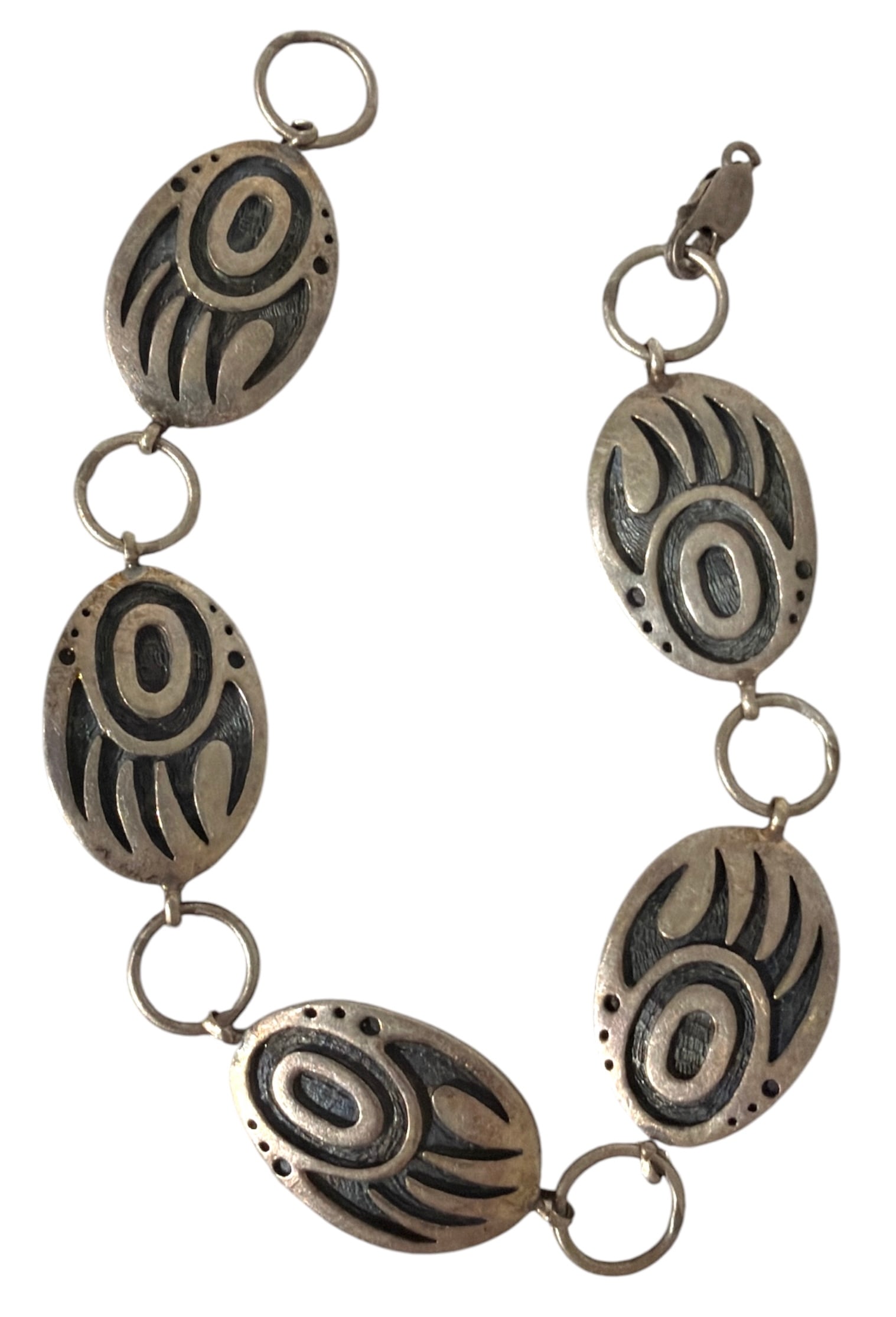 Sterling Silver Bracelet 15.5 g (1 of 2)
