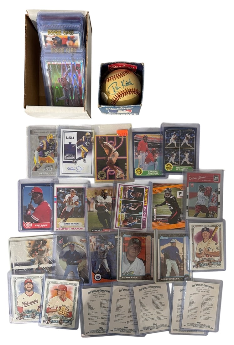 Sport Trading Card and Signed Baseball Collection (1 of 2)