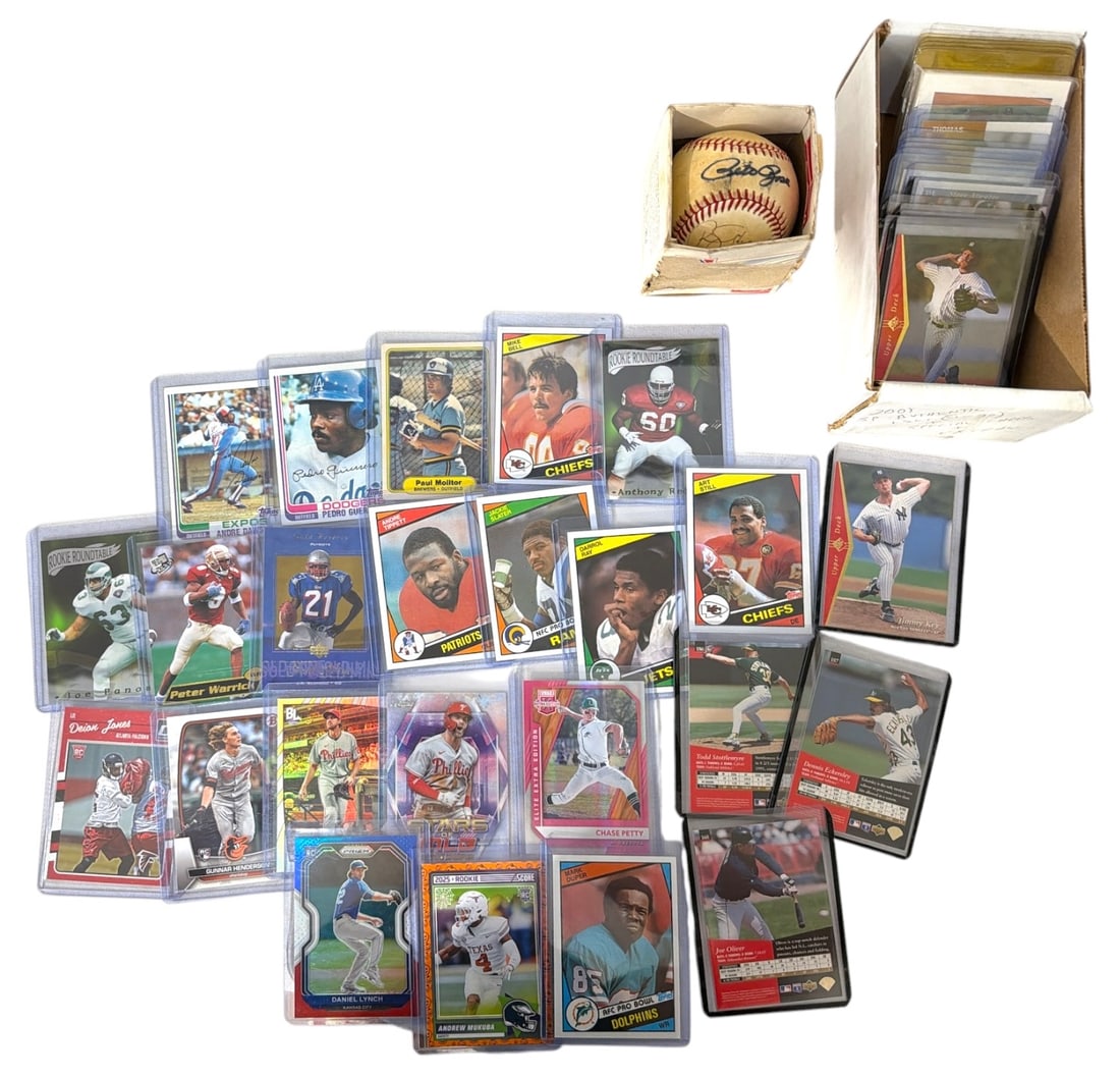 Sport Trading Card and Signed Baseball Collection: AUTHENTICATION HAS NOT BEEN PERFORMED TO GUARANTEE VERIFICATION | All purchases are made at the buyers discretion