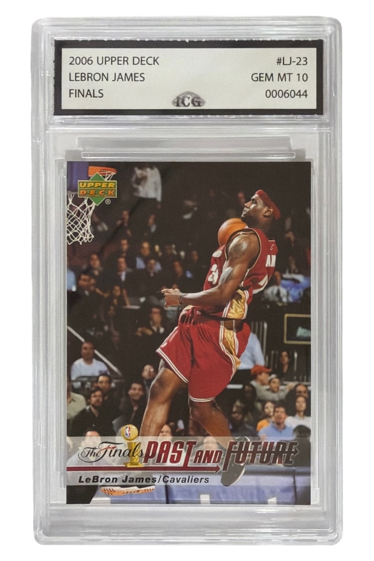 2006 Upper Deck Finals Lebron James | No. LJ 23 | Graded 10 (1 of 2)