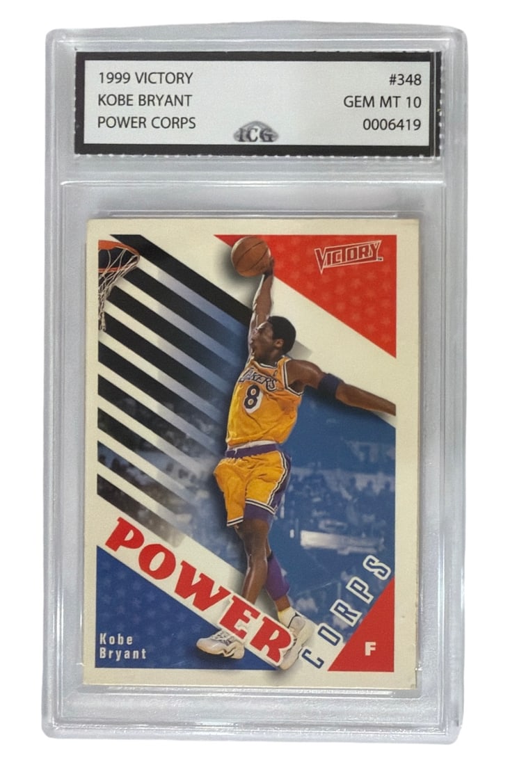 1999 Victory Power Corps Kobe Bryant | No. 348 | Graded 10 (1 of 2)