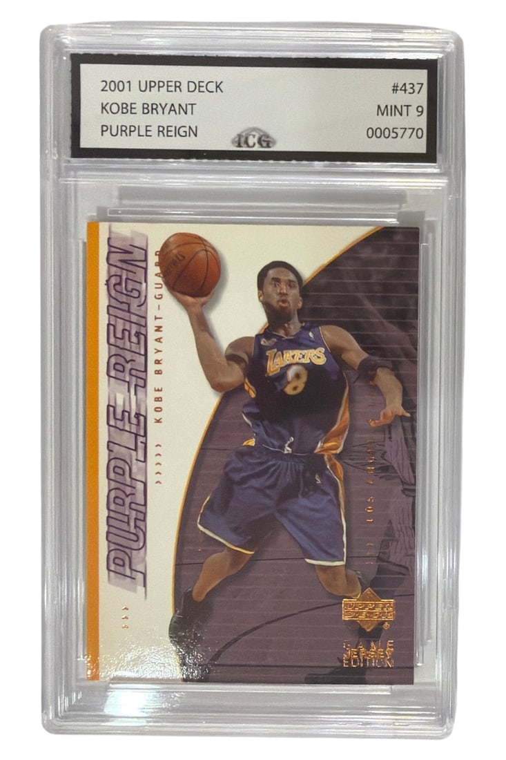 2001 Upper Deck Purple Reign Kobe Bryant | No. 437 | Graded 9 (1 of 2)