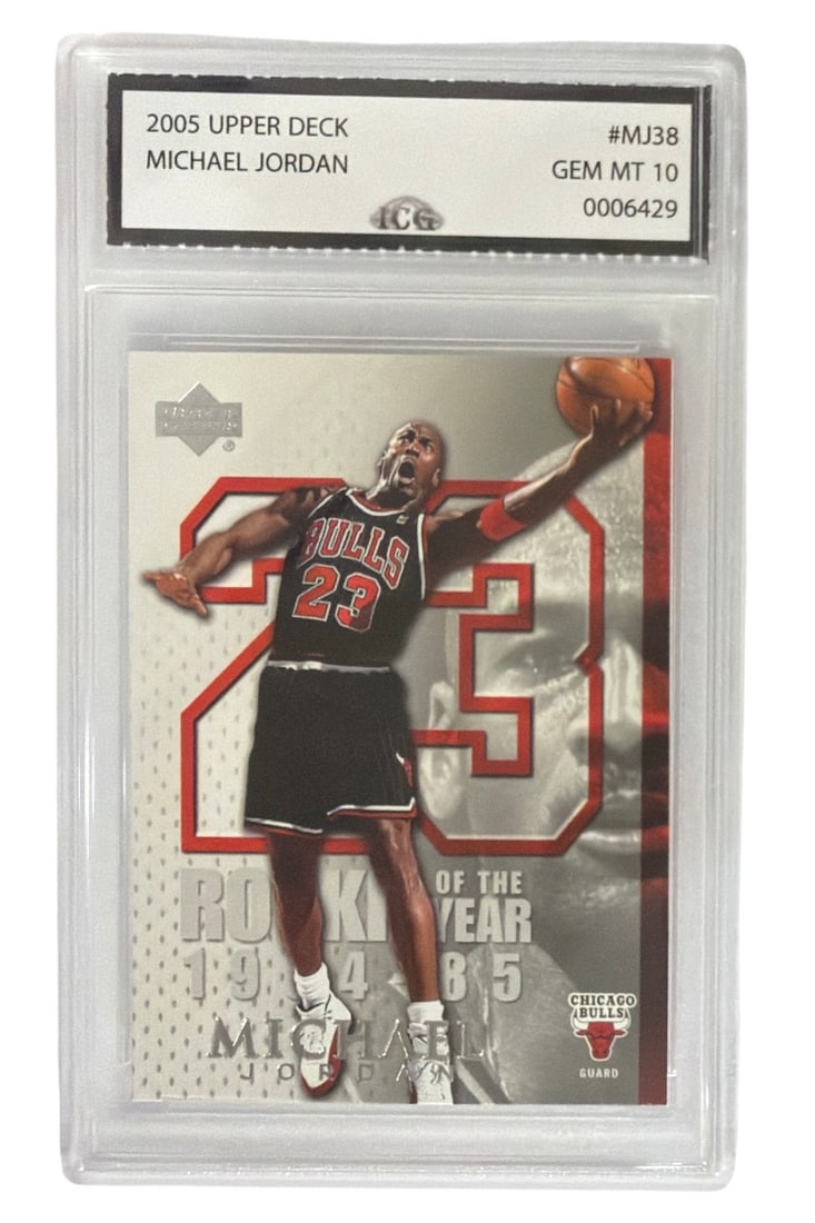 2005 Upper Deck Michael Jordan | No. MJ38 | Graded 10: 2005 Upper Deck Michael Jordan | No. MJ38 | Graded 10