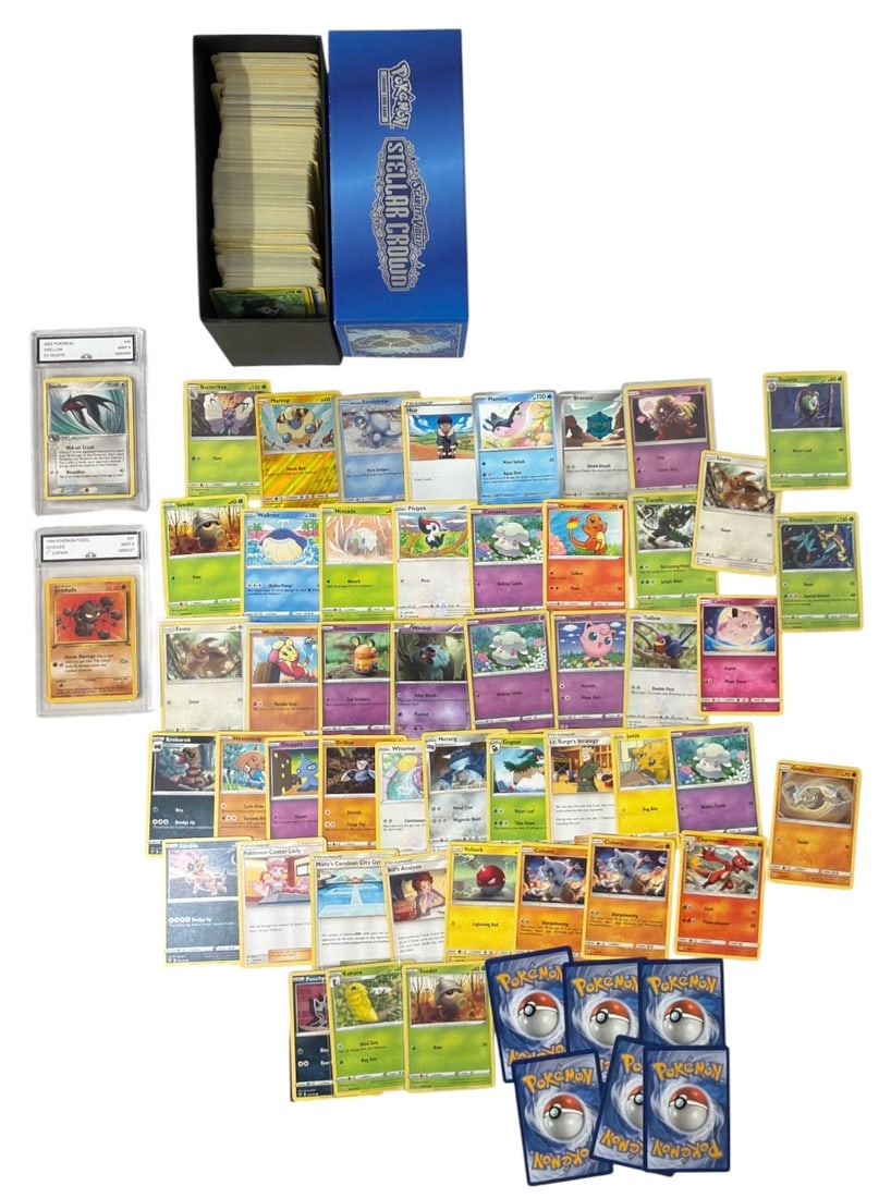 Pokemon Trading Card and Graded Card Collection: AUTHENTICATION HAS NOT BEEN PERFORMED TO GUARANTEE VERIFICATION | All purchases are made at the buyers discretion
