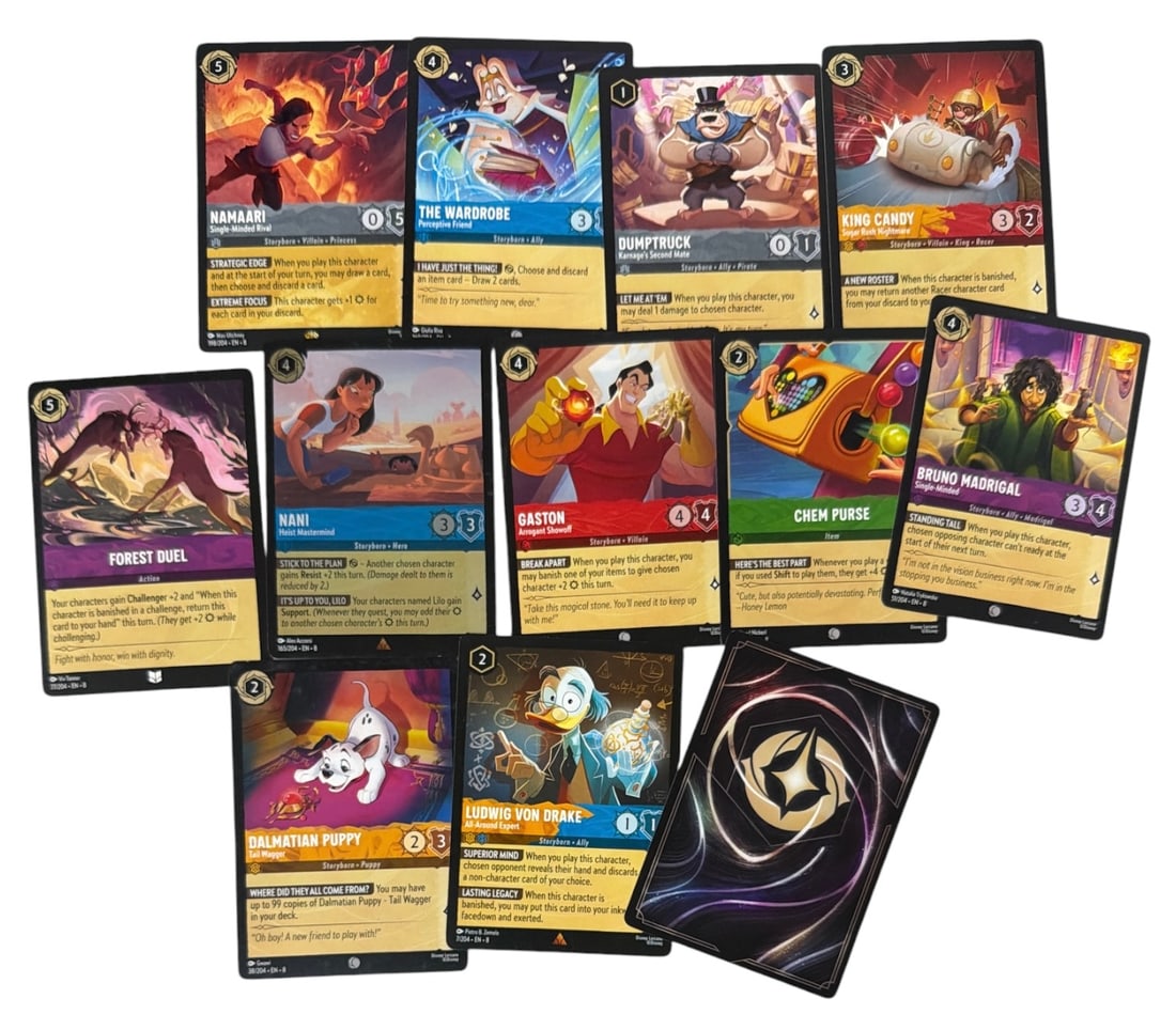 Disney Lorcana Trading Card Collection: AUTHENTICATION HAS NOT BEEN PERFORMED TO GUARANTEE VERIFICATION | All purchases are made at the buyers discretion