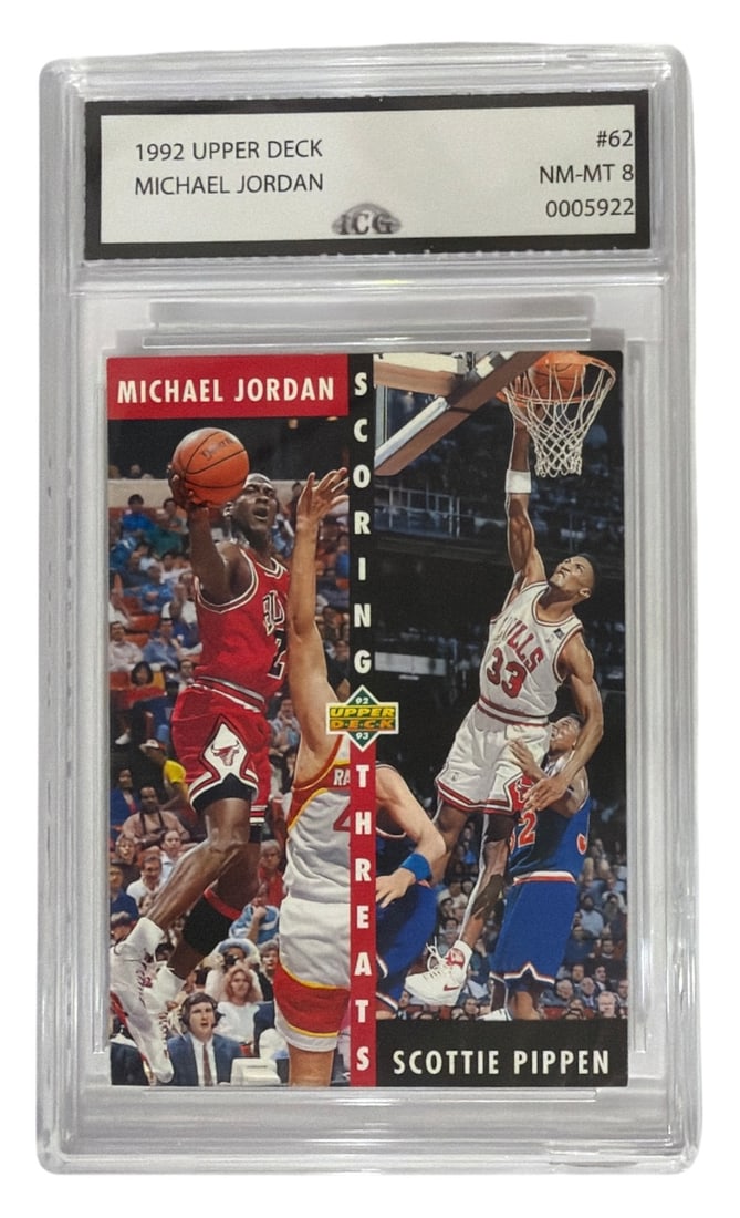 1992 Upper Deck Michael Jordan | No. 62 | Graded 8