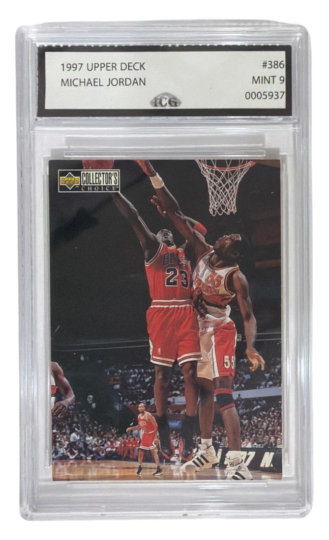 1997 Upper Deck Michael Jordan | No. 386 | Graded 9