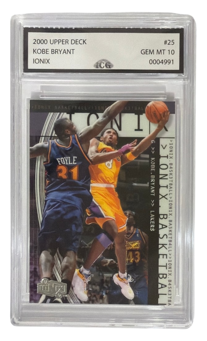2000 Upper Deck Ionix Kobe Bryant | No. 25 | Graded 10