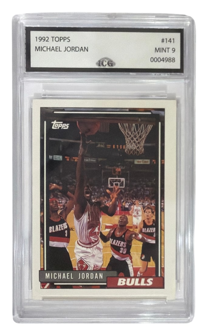 1992 Topps Michael Jordan | No. 141 | Graded 9