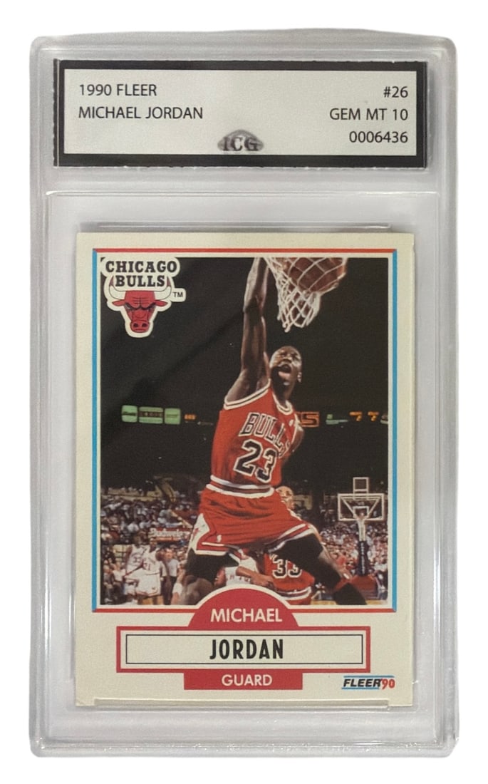 1990 Fleer Michael Jordan | No. 26 | Graded 10