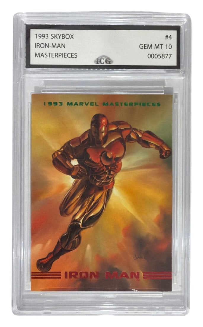 1993 Skybox Masterpieces Iron Man | No. 4 | Graded 10: 1993 Skybox Masterpieces Iron Man | No. 4 | Graded 10