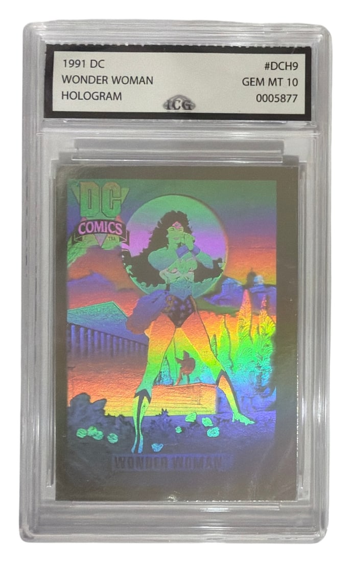 1991 DC Wonder Women HOLO | No. DCH9 | Graded 10